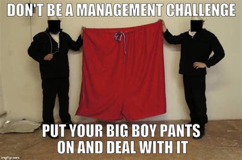 big pants meme.